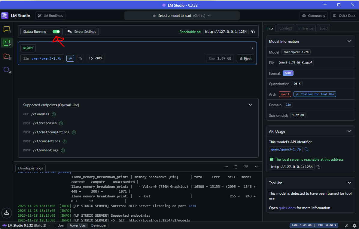 LM Studio API Server
