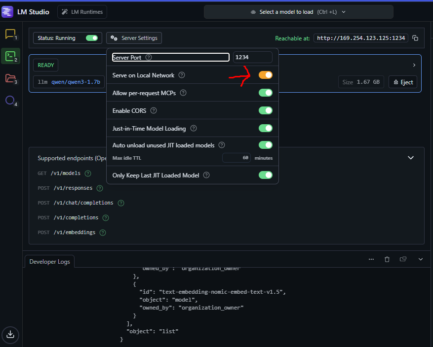 LM Studio API Server